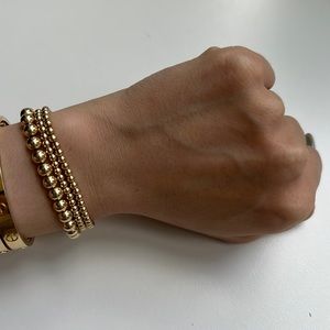 14k gold filled bracelets (bundle of 3)